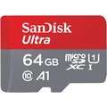 SanDisk microSDXC Card 64GB, Ultra, Class 10, U1, A1 (R) 140MB/s, SD Adapter, Retail-Blister  [SDSQUAB-064G-GN6MA]