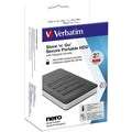 Verbatim 53403 Festplatte 2TB USB 3.1, A-C, 6.35cm (2.5''), schwarz Secure Portable, Keypad, AES-256-Bit, Retail