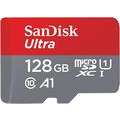 SanDisk microSDXC Card 128GB, Ultra, Class 10, U1, A1 (R) 140MB/s, SD Adapter, Retail-Blister  [SDSQUAB-128G-GN6MA]
