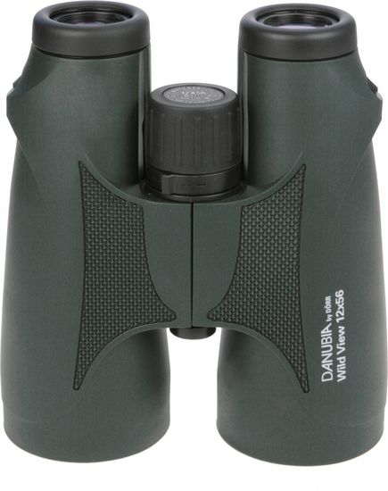 Danubia 533442 WildView Dachkantfernglas 12x56, grn, mit Tasche und Tragegurt  [995g.]