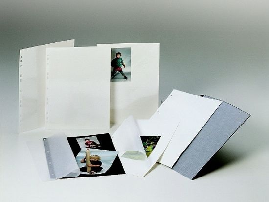 Goldbuch 83006 Fotokarton schwarz, 20 Blatt DIN A4, mit Pergamin