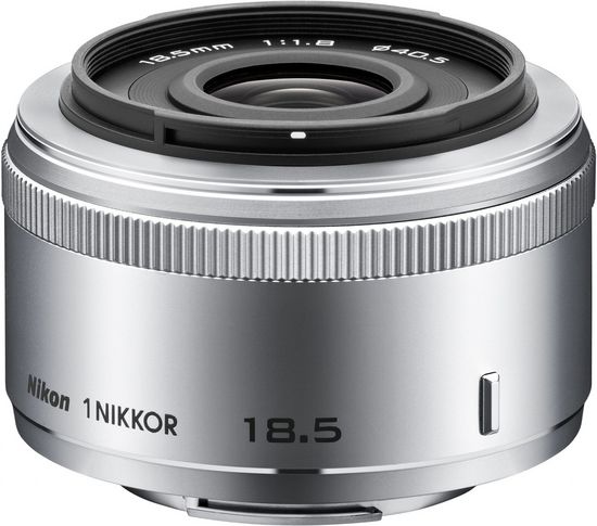 Nikon 1 NIKKOR 18,5 mm 1:1,8 silber