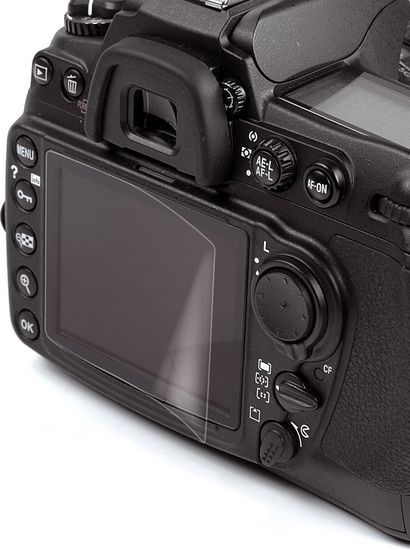 Kaiser 6670 Display-Schutzfolie Antireflex fr Nikon D7100 / D7200, inkl. Schutzfolie fr Info-Display