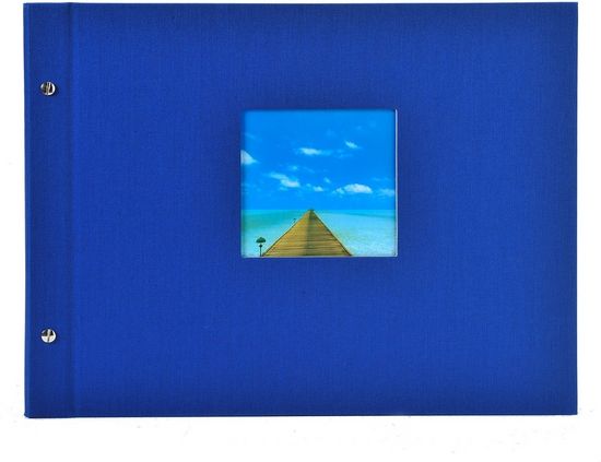 Goldbuch 26975  Schraubalbum Bella Vista blau  [30x25cm, 40 schwarze Seiten]