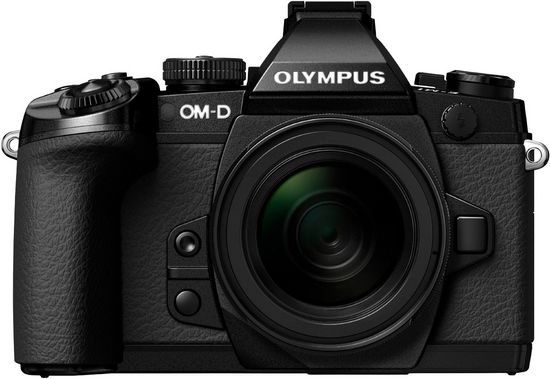 Olympus E-M1 (Gehuse)schwarz inkl. 12-40mm Objektiv, Sonnenblende, Ladegert+Akku