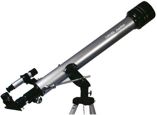 Danubia 567070 Jupiter - Achromatisches Refraktor Teleskop D 60/ F 700mm im Tragekoffer