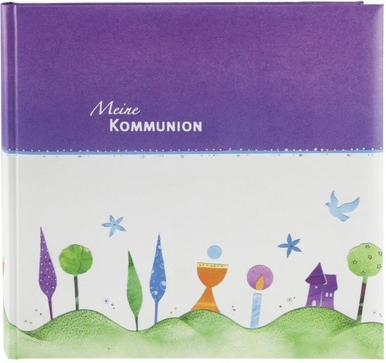 Goldbuch 03058 Fotoalbum 'Meine Kommunion'  [60 S. weiss, 25x25, illustrierte Seiten]