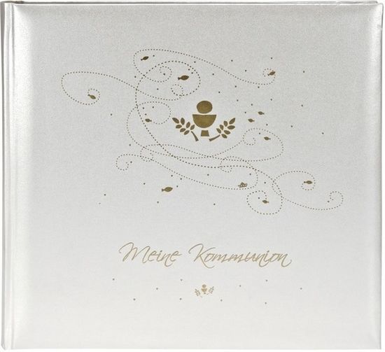 Goldbuch 03064 Fotoalbum 'Meine Kommunion' wei/gold  [25x25cm, 60 S. wei, 4 S. Textvorspann, m. Pergamin]