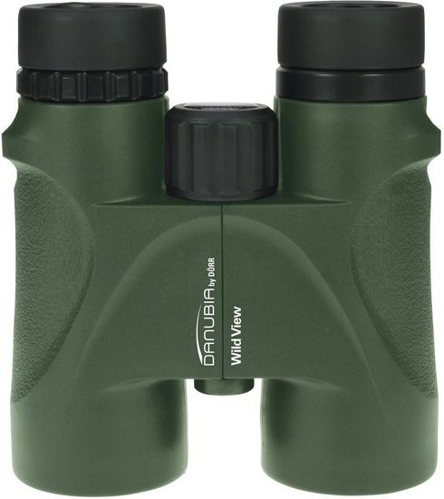 Danubia 533439 WildView Dachkantfernglas 10x42, grn, mit Tasche und Tragegurt  [640g.]