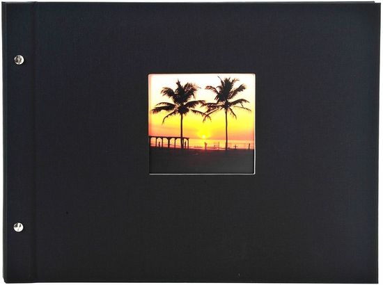 Goldbuch 26977  Schraubalbum Bella Vista schwarz  [30x25cm, 40 schwarze Seiten]