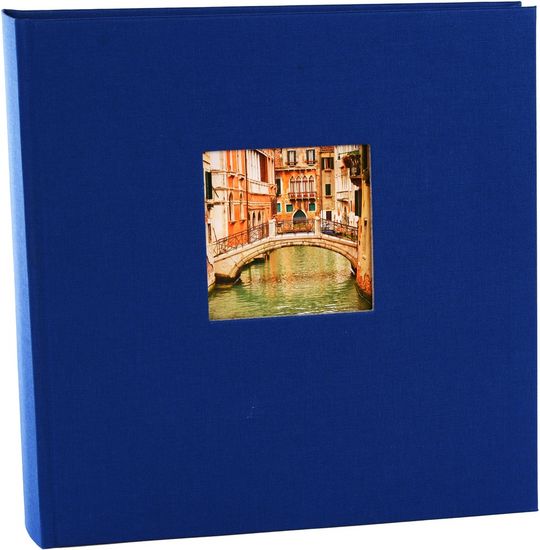 Goldbuch 27975 Fotoalbum Bella Vista blau  [30x31cm, 60 schwarze Seiten]