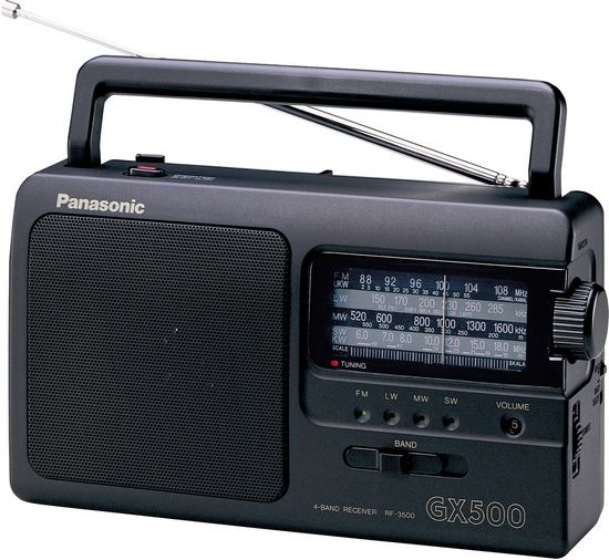 Panasonic RF-3500E tragbares Radio schwarz