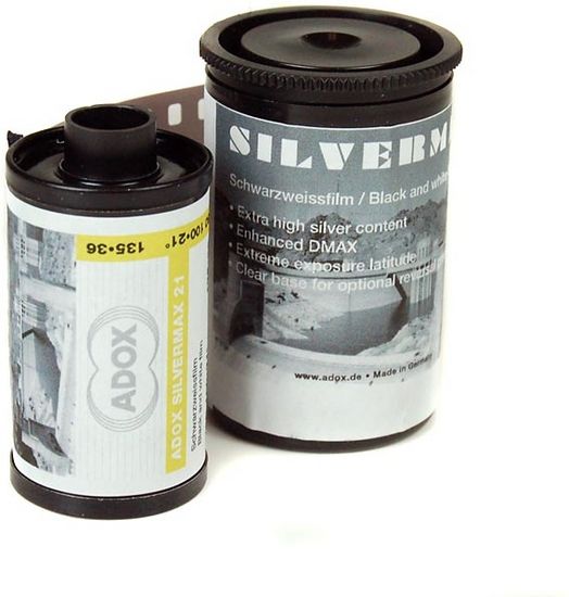 ADOX SILVERMAX 100 ASA S/W 135-36  Film mit hohem Silbergehalt