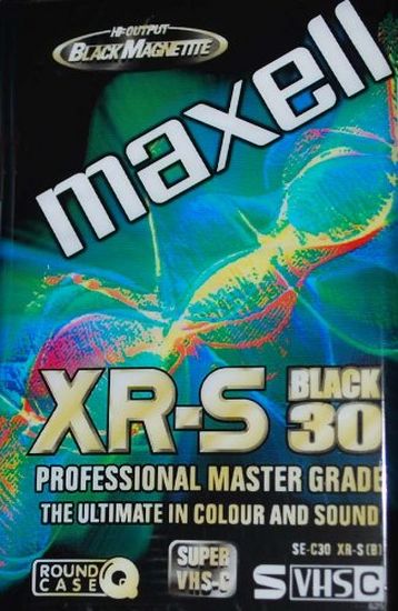 Maxell S-VHS-C XR-S 30min (auch in VHS-C Kamera nutzbar)