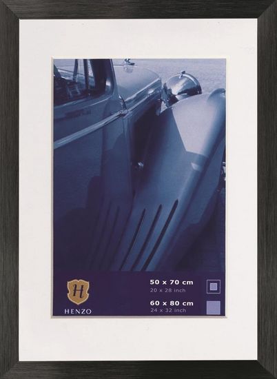 Henzo 8062008 Alu-Bilderrahmen Luzern 13x18 schwarz