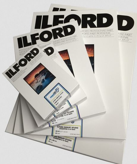 Ilford Omnijet Studio 10 Mil Satin, 250g, 100 Blatt, 10x15 2008001