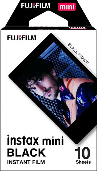 Fuji instax mini Film Black Frame 10 Blatt