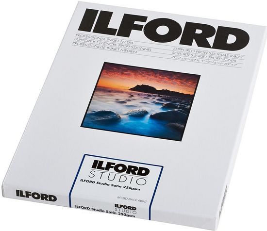 Ilford 2008014 Omnijet Studio 10 Mil Satin, 250g, 50 Blatt, A2, 42x59,4cm