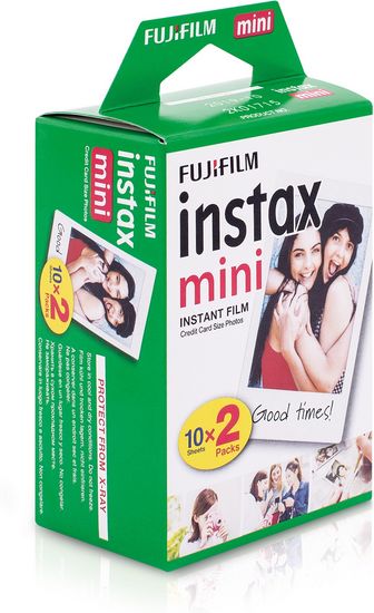 Fuji instax mini Film Twin (2 x 10 Aufnahmen) color NEU
