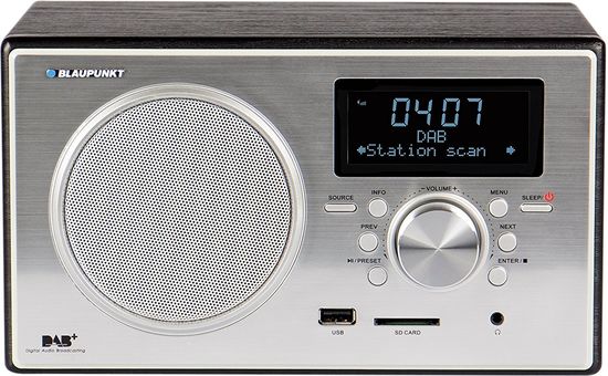 Blaupunkt RXD 35 schwarz Digitalradio mit USB-Anschluss & SD-Karten-Leser