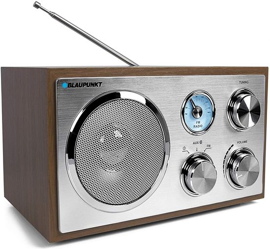 Blaupunkt RXN 180 Nostalgie Radio braun mit Bluetooth & AUX-IN