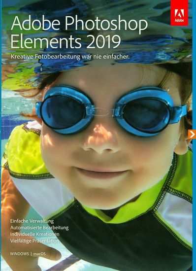 Adobe Photoshop Elements 2019 V17 MLP Win/Mac (DE)