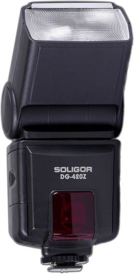 Soligor 58427 DG-420DZ  Digital Zoomblitzgert  LZ 42 (Pentax)