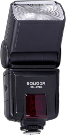 Soligor 58427 DG-420DZ  Digital Zoomblitzgert  LZ 42 (Pentax)