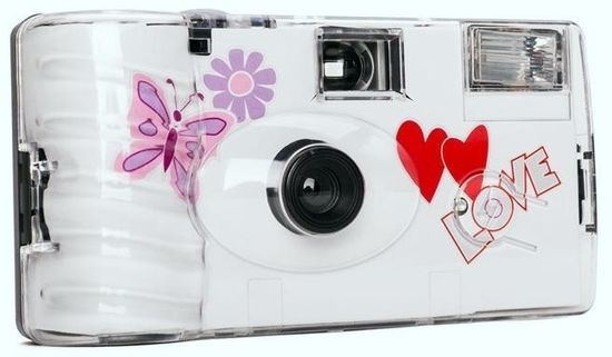 Single-Use Hochzeitskamera 400 ASA 27 Flash "Butterfly"