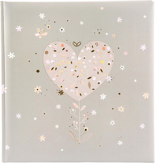 Goldbuch 08184 Hochzeitsalbum Elegant Heart  [60 weisse Seiten, 30x31 Kunstdruck]