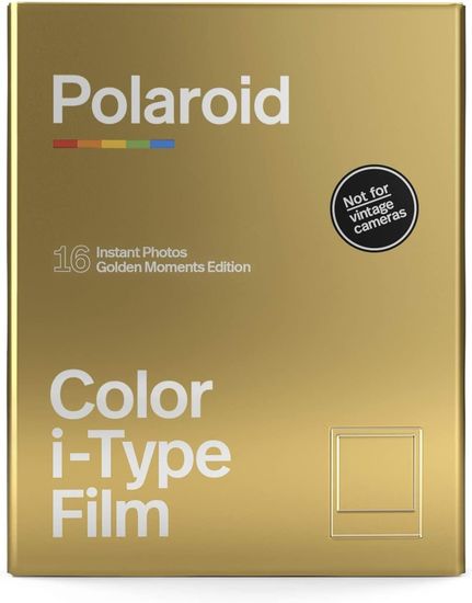 Polaroid I-Type COLOR Golden Moments Doppelpack mit 2x 8 Aufn. ohne Batterie fr I-1 Kamera + Instant Lab und one step 2 Kamera 6034