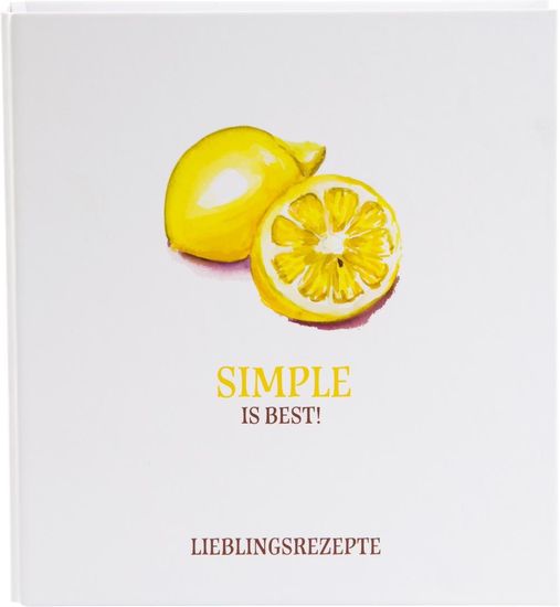 Goldbuch 69047 Kochrezepte-Ringbuch 'Simple is Best'  [21x24cm]