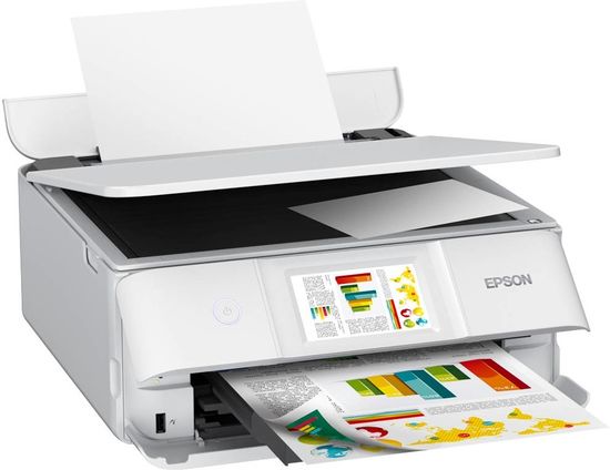 Epson Expression Photo XP-8605 3 in 1 Tintenstrahl-Multifunktionsdrucker wei   (T378)