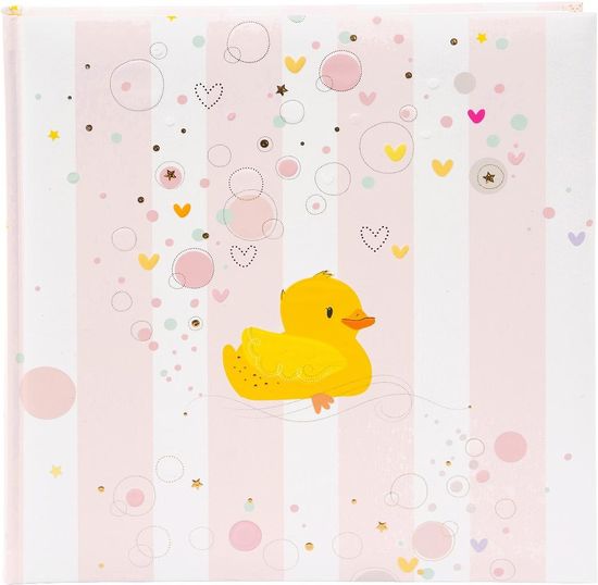 Goldbuch 24478 Fotoalbum Rubber Duck Girl  [Kunstdruck 60 Seiten 25x25cm Goldprgung mit Pergamin]