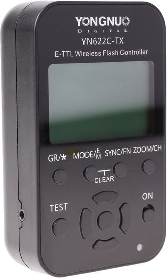 Yongnuo Steuereinheit YN-622C-TX Canon E-TTL Blitz- und Funkauslser fr YN-622C