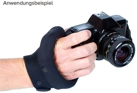 OP/TECH 6701242 Grip Strap, Black