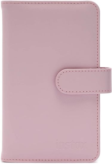 Fuji INSTAX mini 12 ALBUM Blossom-Pink Album fr 108 INSTAX mini Sofortbilder, hergestellt aus Polyurethan