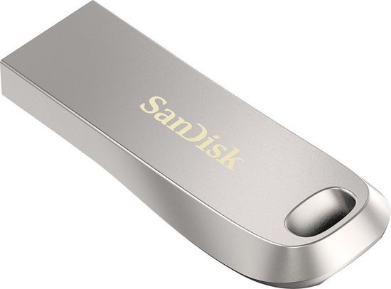 SanDisk USB 3.1 Stick 512GB, Ultra Luxe Typ-A, (R) 150MB/s, SecureAccess, Retail-Blister (SDCZ74-512G-G46)  [bis zu 150 MB/s]